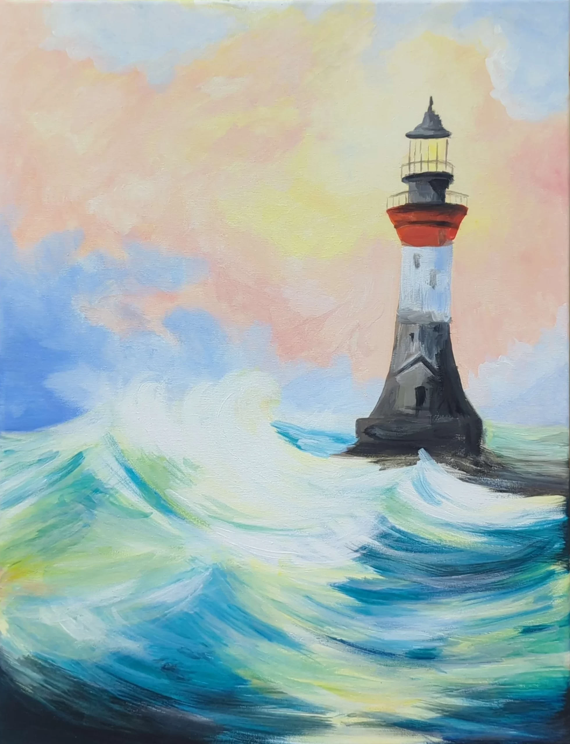 Artwork created by a beneficiary of The Salvation Army's Gracehaven Home.